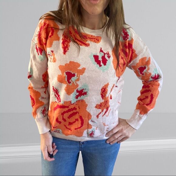 New Floral Sweater  - Picture 1 of 10
